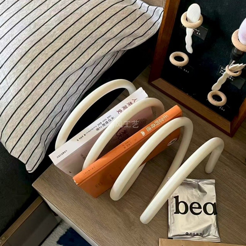 Home Decor Magazine - Suporte de Revistas Metálico Minimalista Criativo,