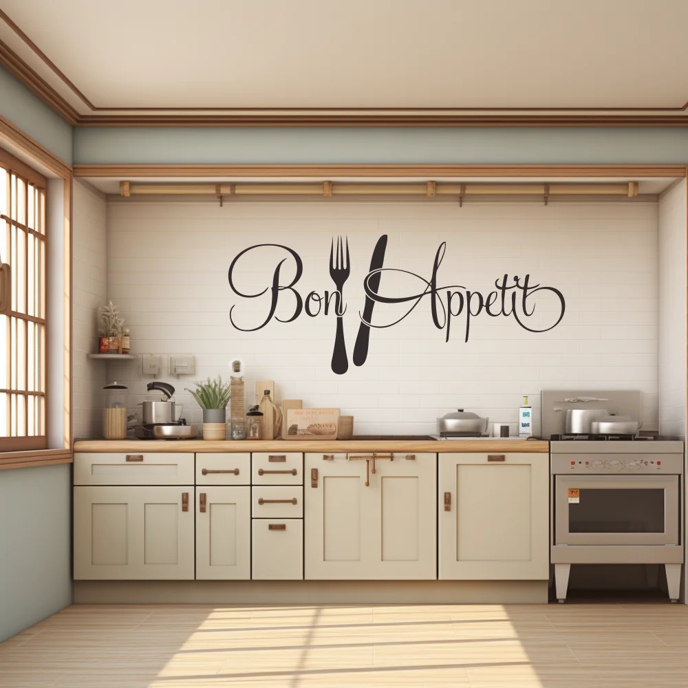 Home Decor Free App - Adesivo de parede com garfo e