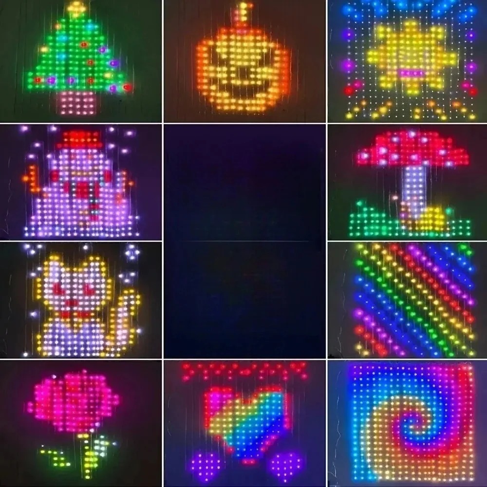 Home Decor Free App - Cortina de Luzes LED Pixel com