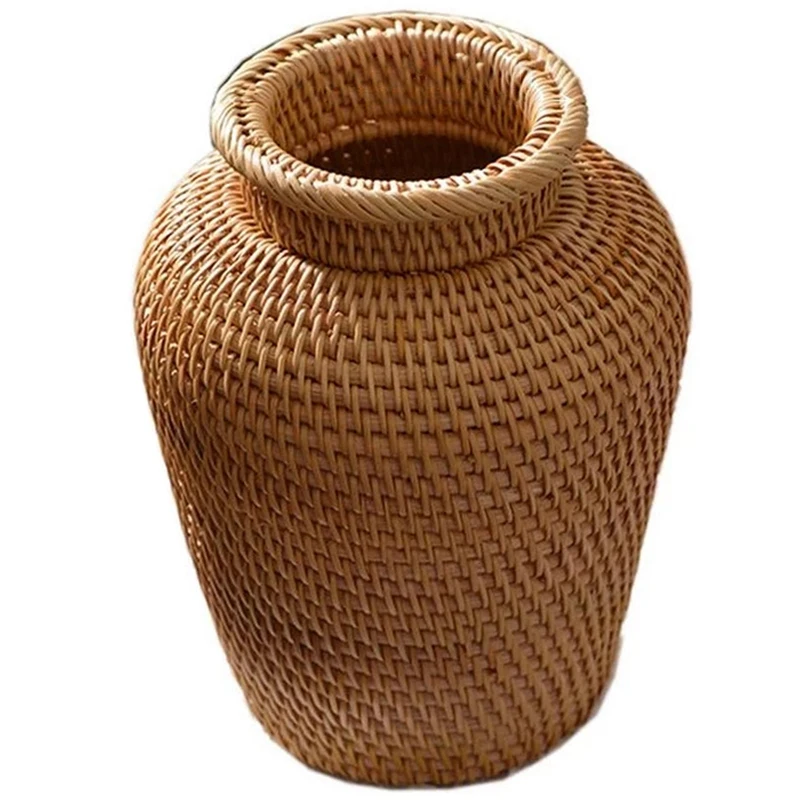 Rattan Plant Basket - Cesta de vime rattan pendurado vaso