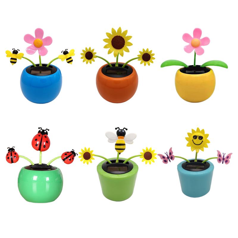 Home Decor Za - Solar Powered Dancing Flower Girassol, Shaking