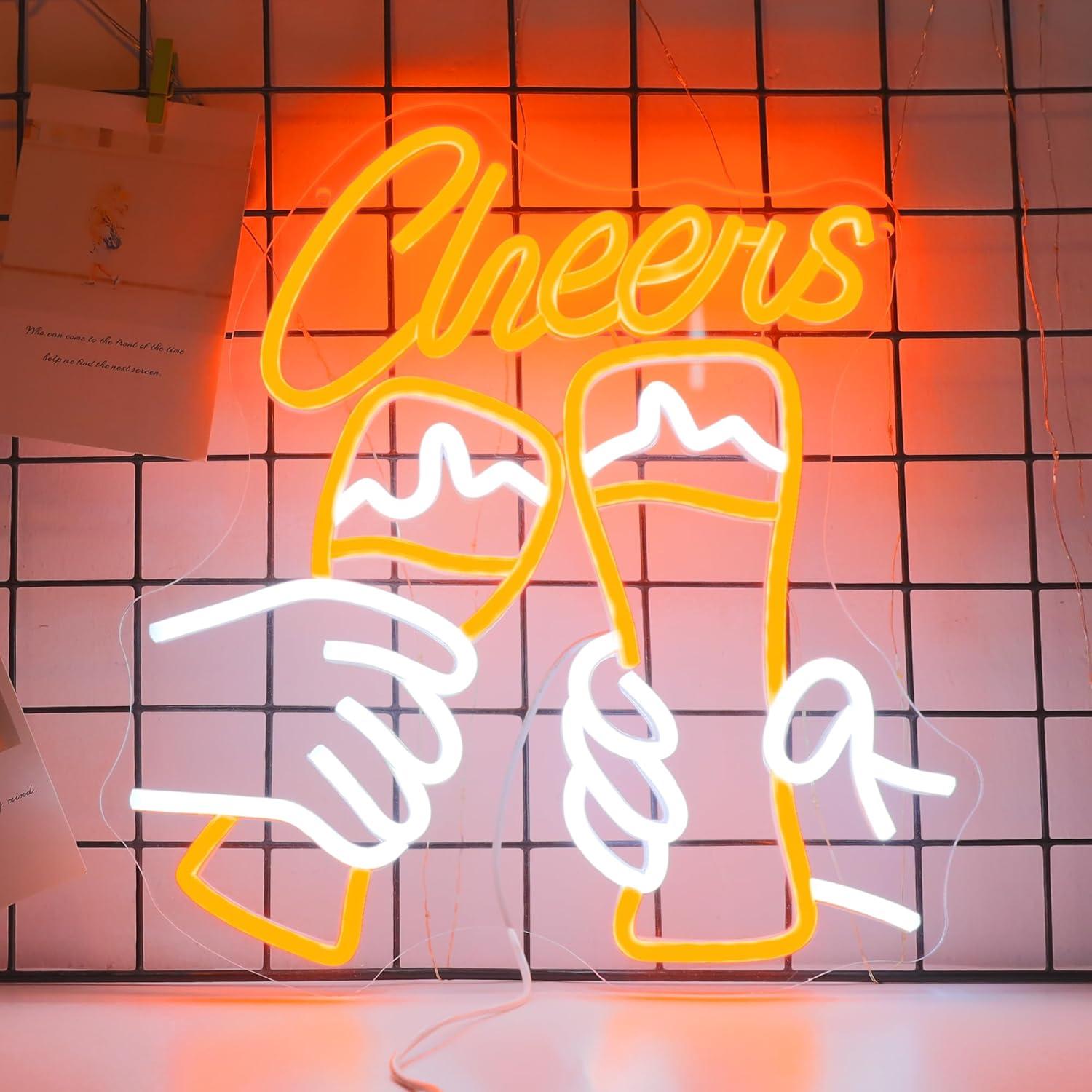 Home Decor Theme - Letreiro Neon de Coquetel 
