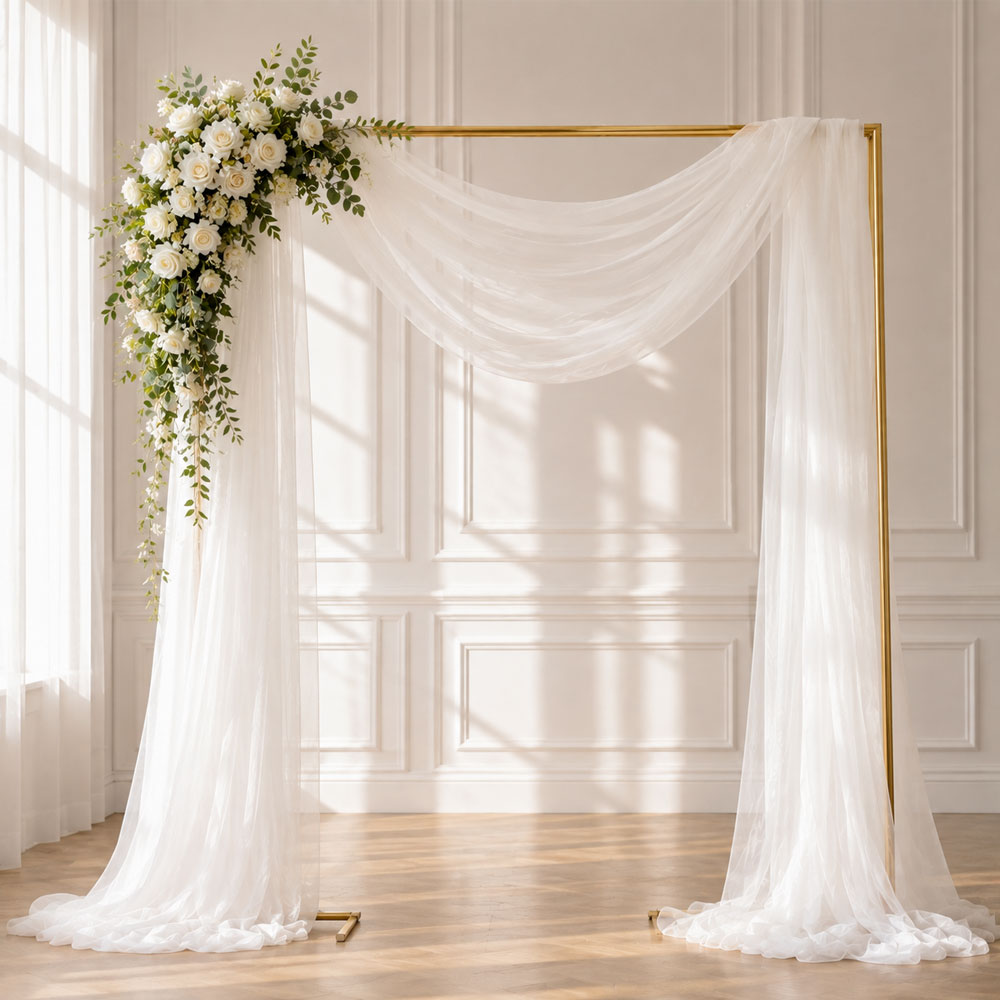 Linen Table Runner - 1 Pacote de Tecido de Tule