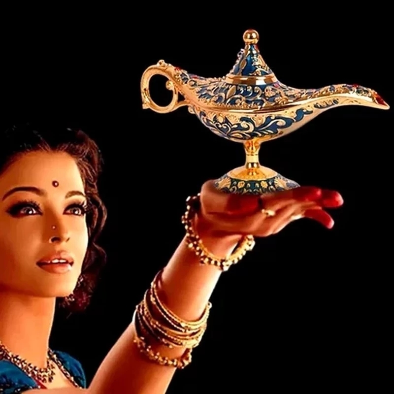Tamanho grande aladdin lâmpada - Home Decor Za avaliação e preço