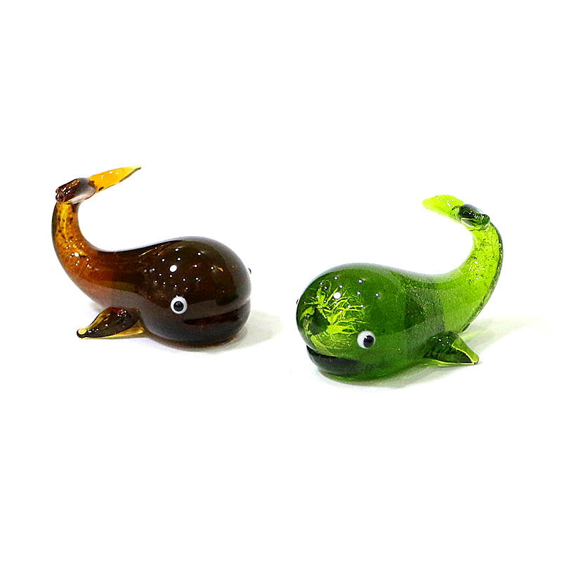 Murano vidro baleia estatueta  - Home Decor Y2K avaliação e preço