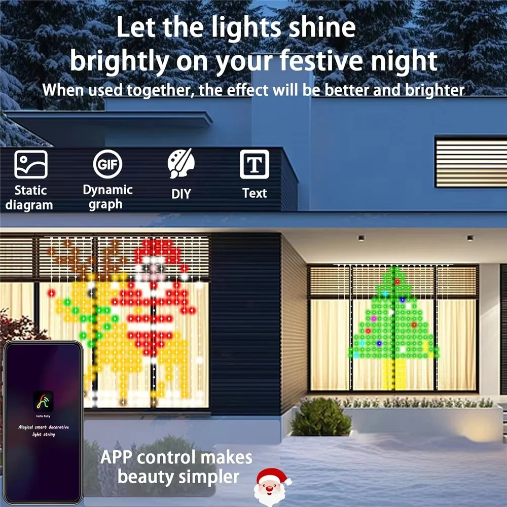 Luzes de Cortina LED Inteligen - Home Decor Free App avaliação e preço