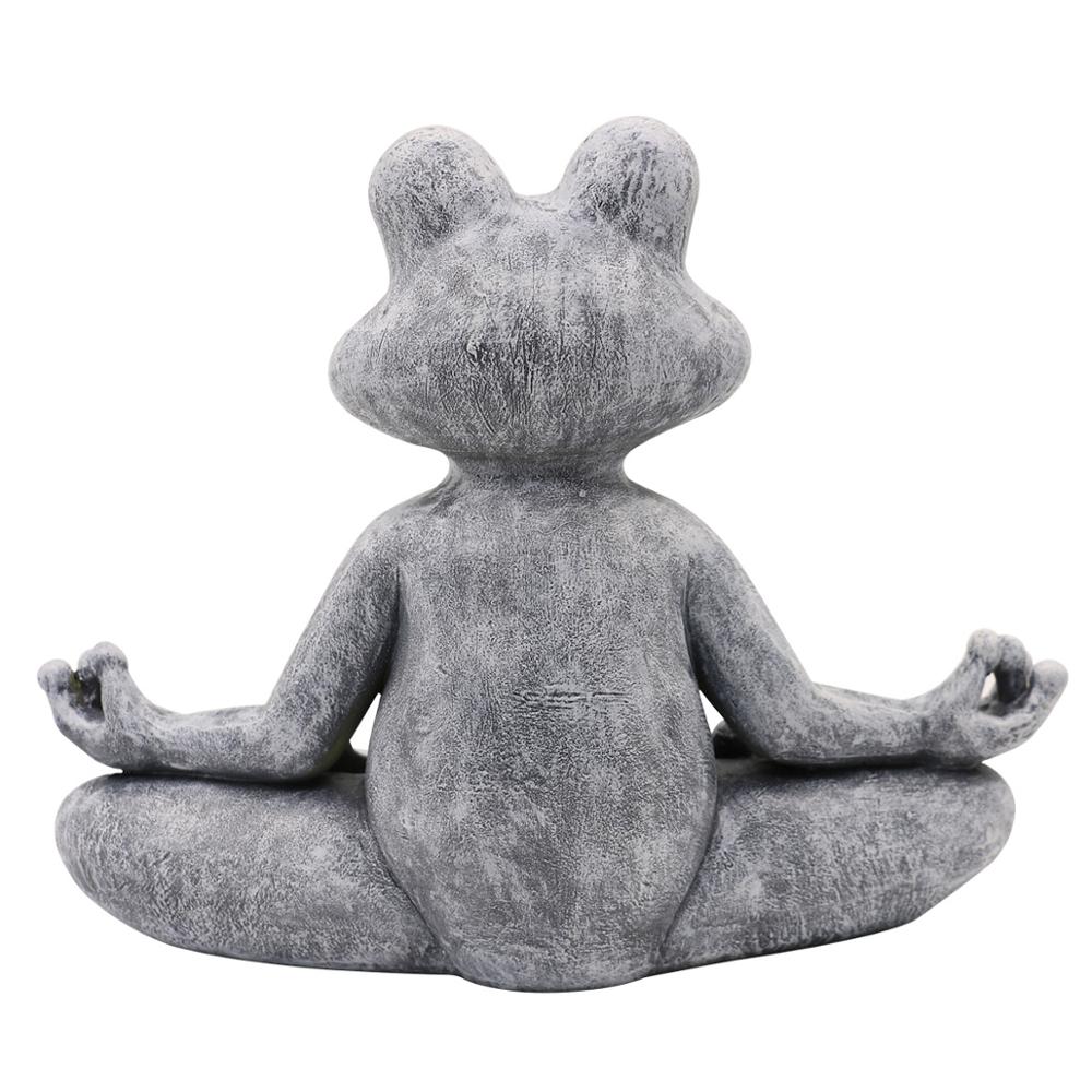 Estatueta de sapo de resina pa - Home Decor Za avaliação e preço