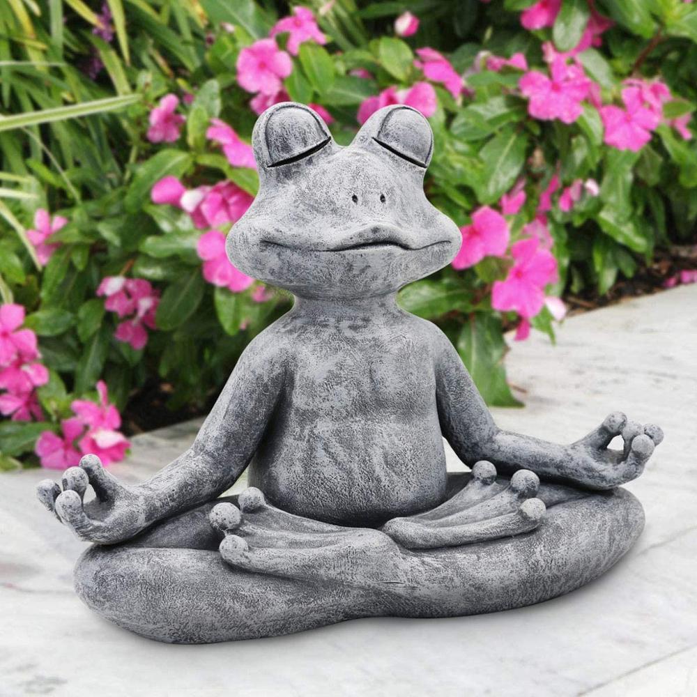Estatueta de sapo de resina pa - Home Decor Za avaliação e preço