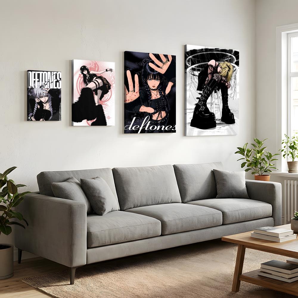 Pintura em Tela HD com Moldura - Home Decor Y2K avaliação e preço