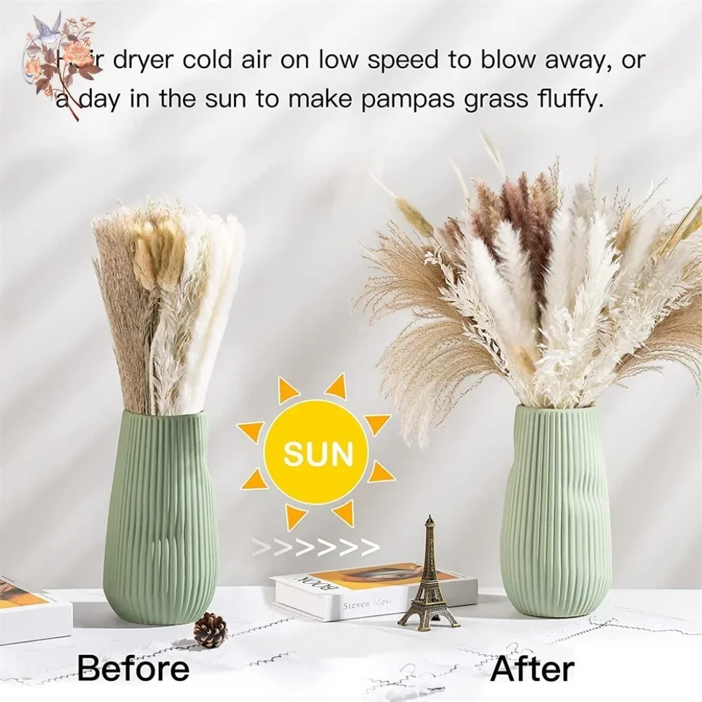 88 Peças de Grama Pampas Natur - Pampas Grass Decor avaliação e preço
