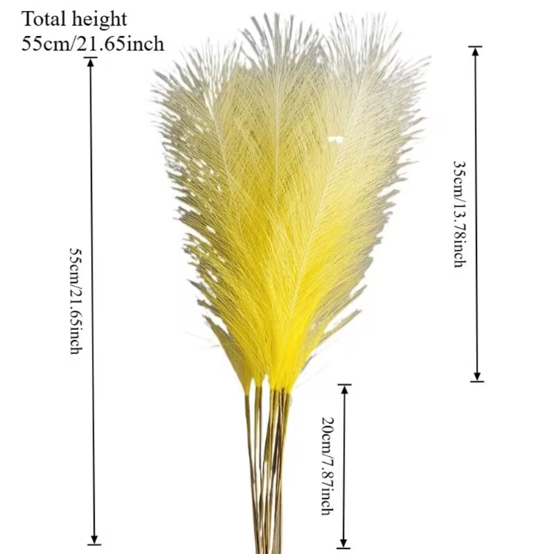 10 peças de Grama Pampas Artif - Pampas Grass Decor avaliação e preço