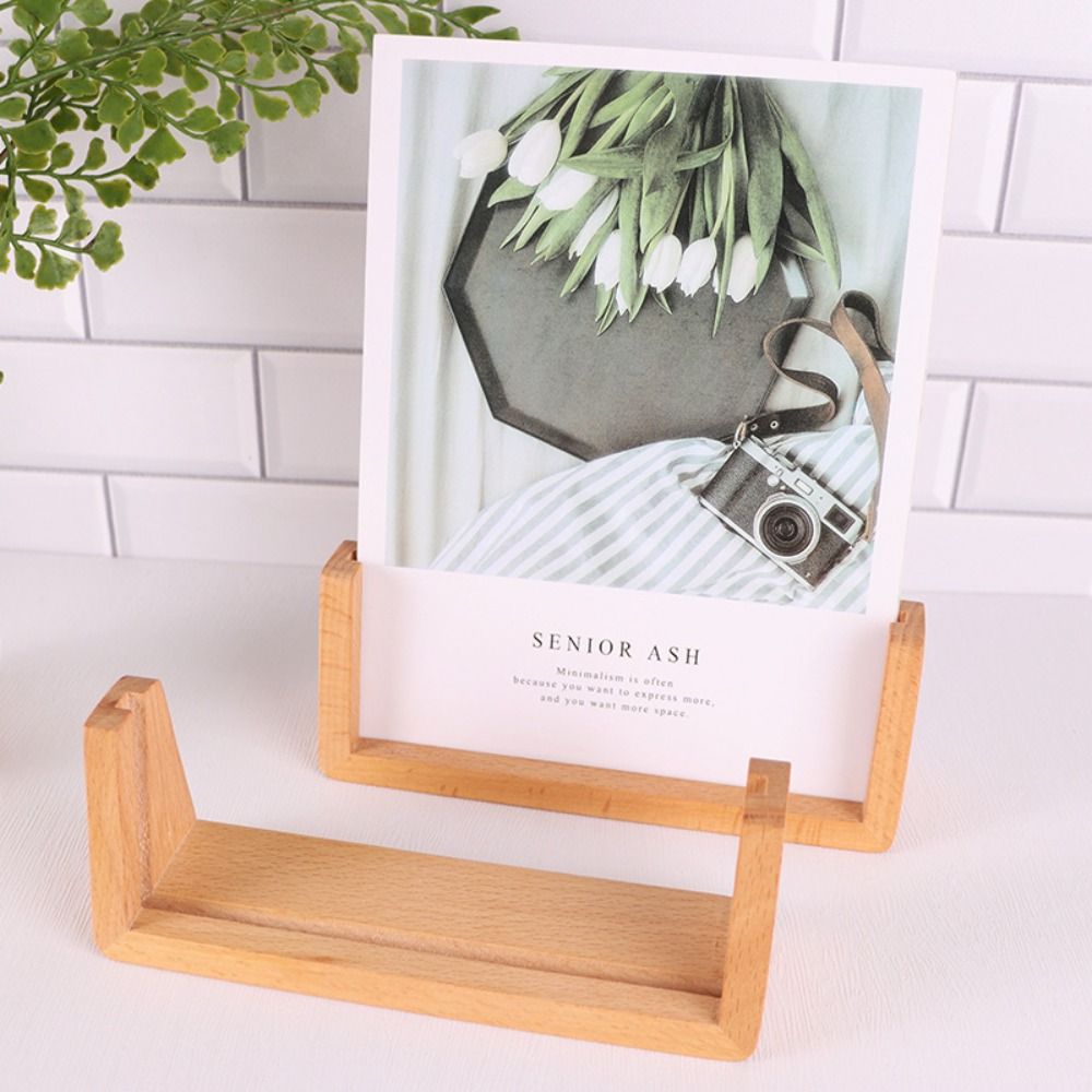 Base de Madeira Iluminada com  - Bamboo Photo Frame avaliação e preço
