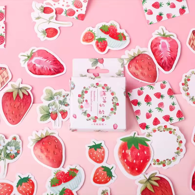 45 Adesivos de Morango para Ca - Home Decor Magazine avaliação e preço