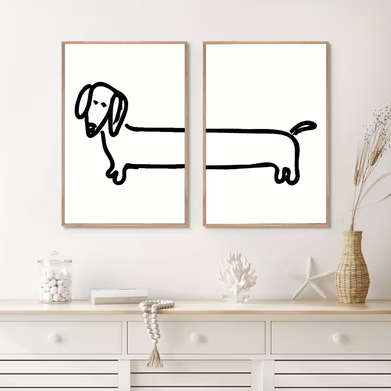 2 peças de arte moderna para p - Home Decor Theme avaliação e preço