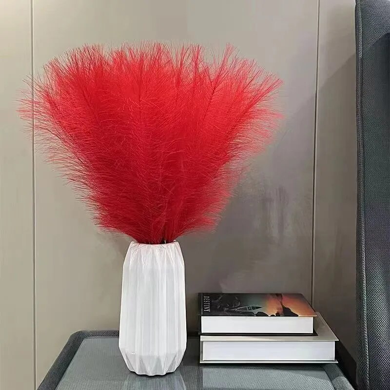 Grama pomposa artificial, Ramo - Pampas Grass Decor avaliação e preço