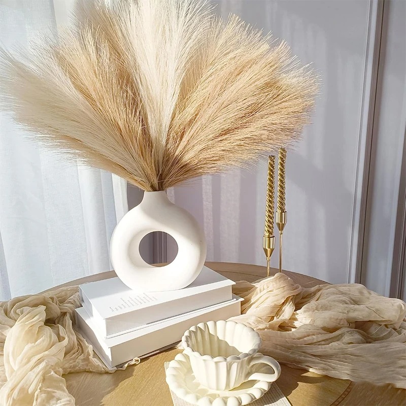 5/10 Peças de Grama Pampas Art - Pampas Grass Decor avaliação e preço