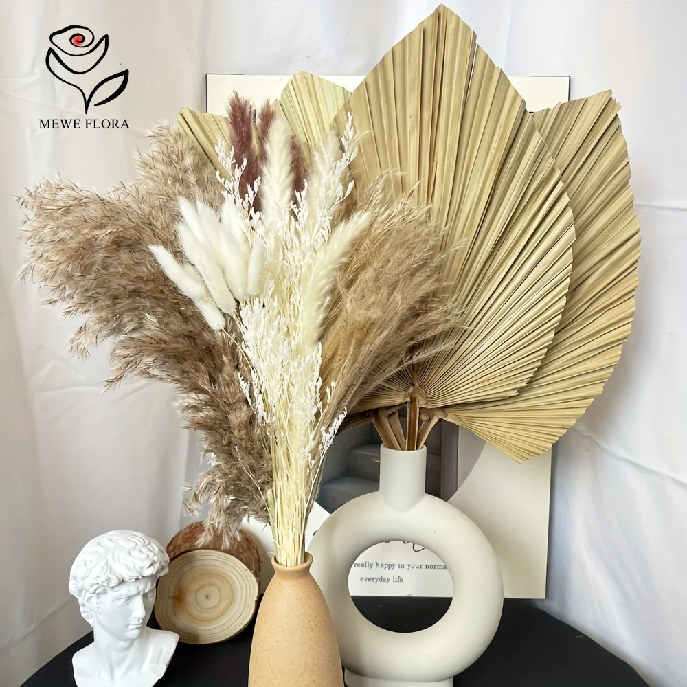 35 pçs natural pampas grama bo - Pampas Grass Decor avaliação e preço