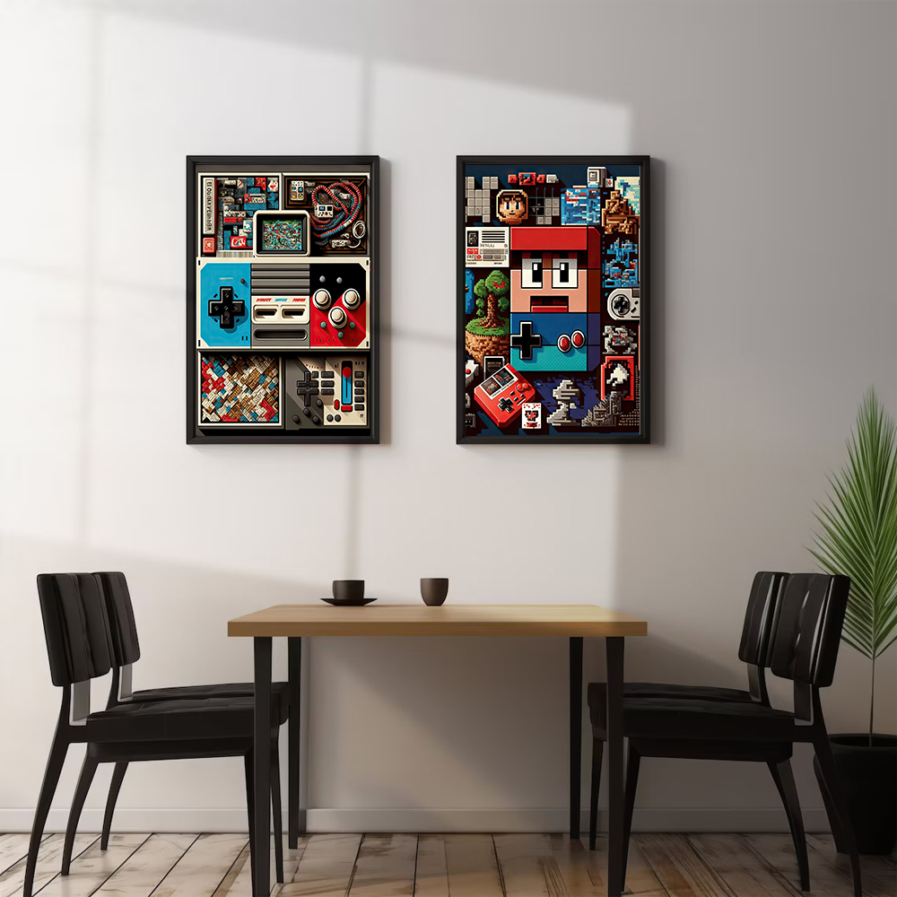 Pixel gaming game boy poster i - Home Decor Za avaliação e preço