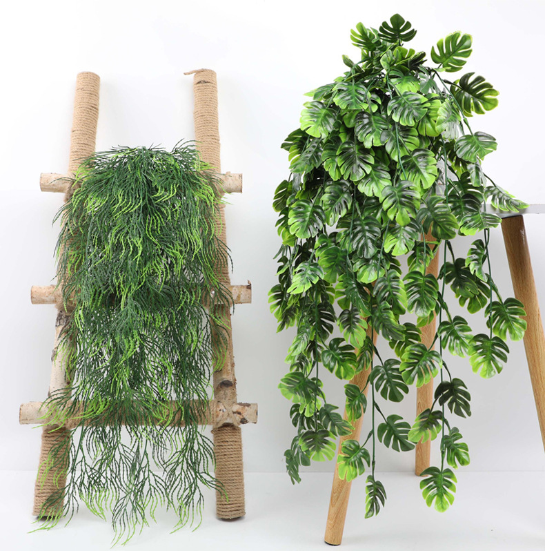 80cm artificial pendurado flor - Rattan Plant Basket avaliação e preço