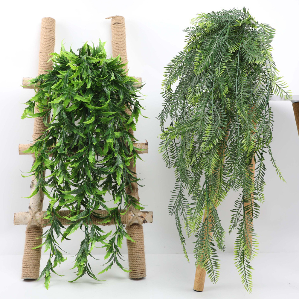 80cm artificial pendurado flor - Rattan Plant Basket avaliação e preço