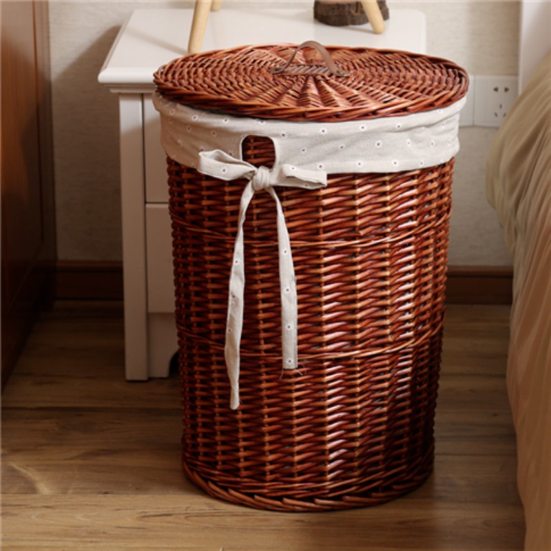 Estilo vintage rattan tecido c - Rattan Plant Basket avaliação e preço