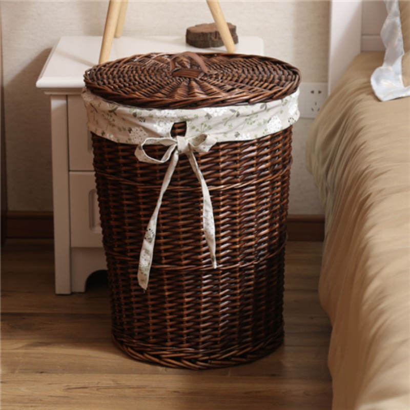 Estilo vintage rattan tecido c - Rattan Plant Basket avaliação e preço