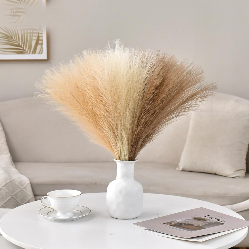 15 Peças de Grama Pampas Artif - Pampas Grass Decor avaliação e preço