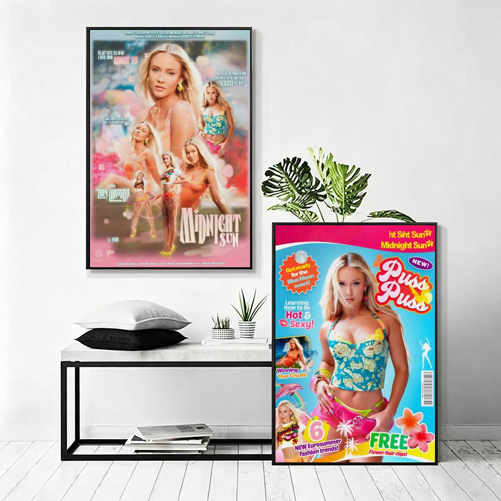 Pôster Singer Z-Zara L-Larsson - Home Decor Za avaliação e preço
