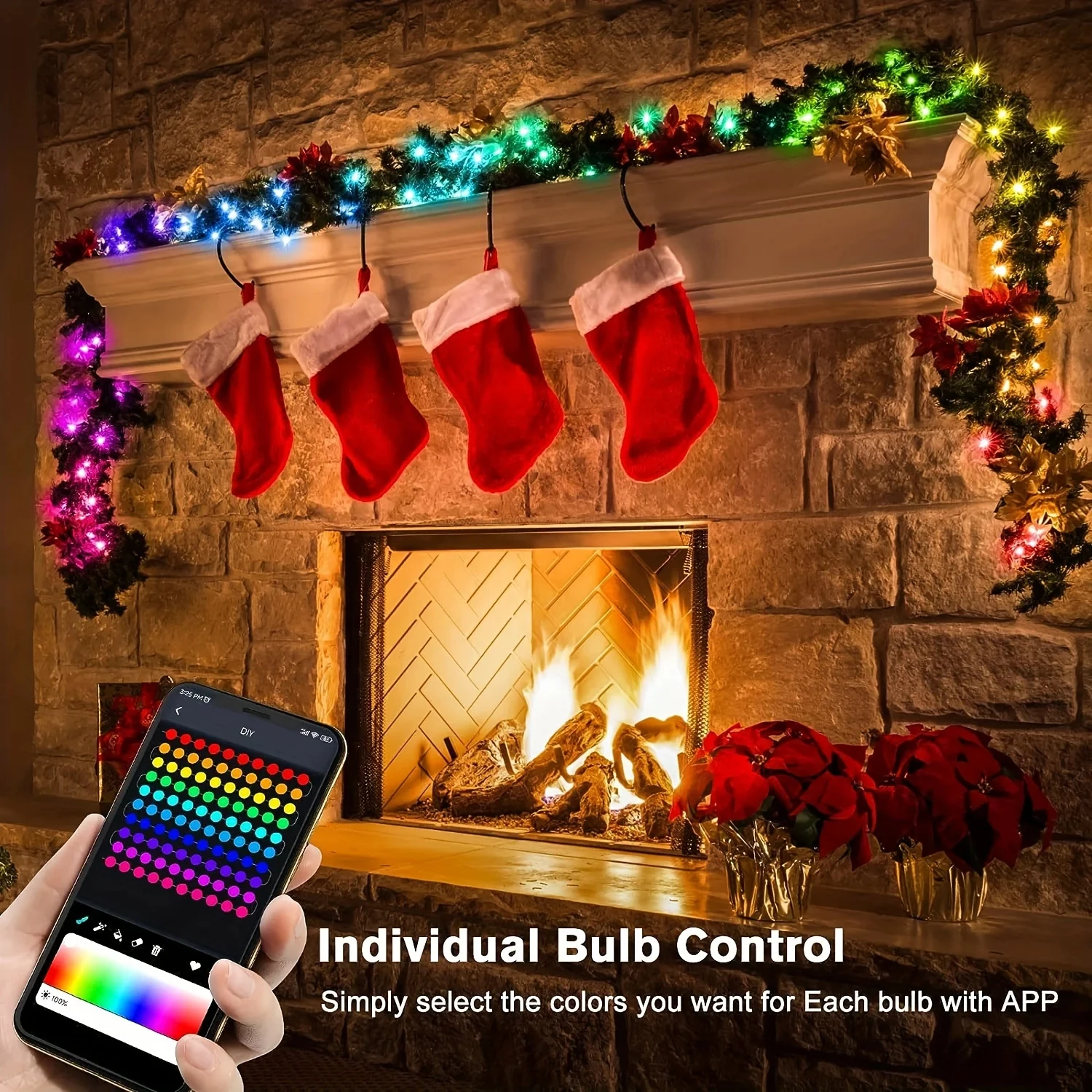 Luzes LED à prova d'água WS281 - Home Decor Free App avaliação e preço