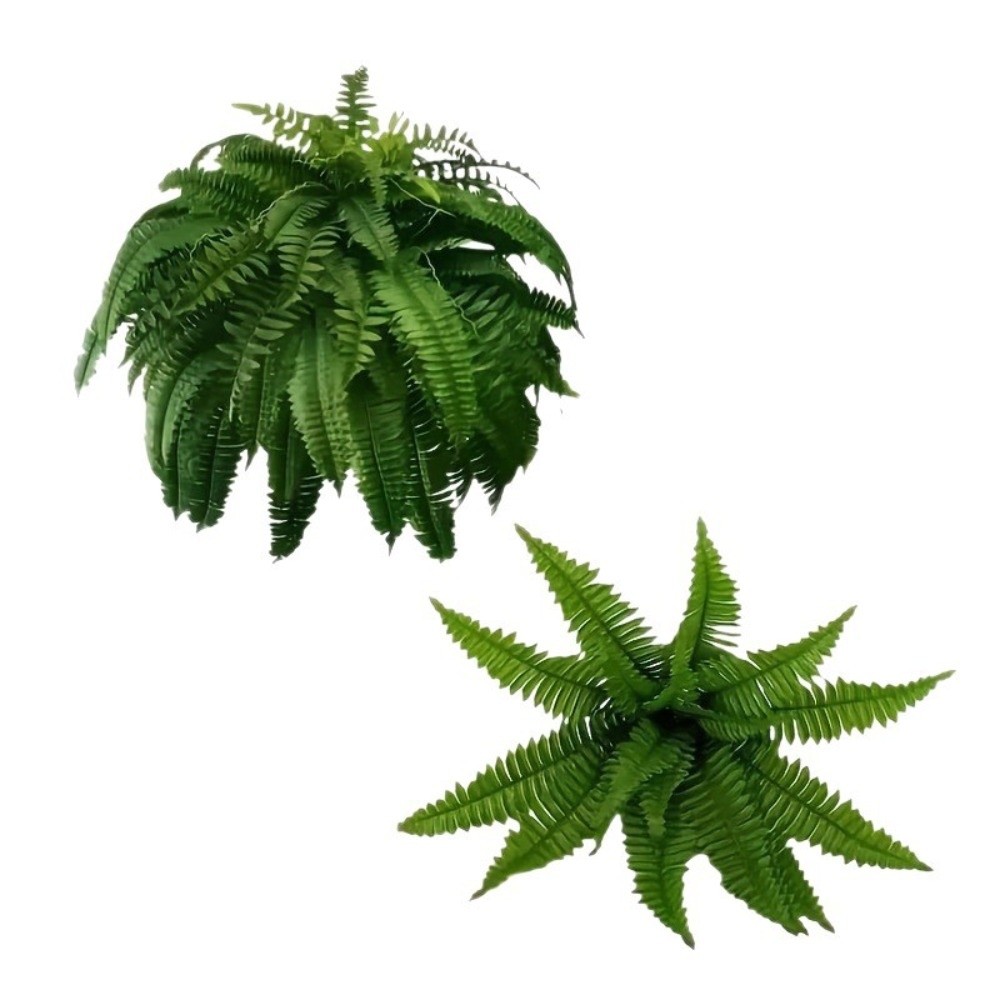 Planta Artificial de Plástico  - Rattan Plant Basket avaliação e preço