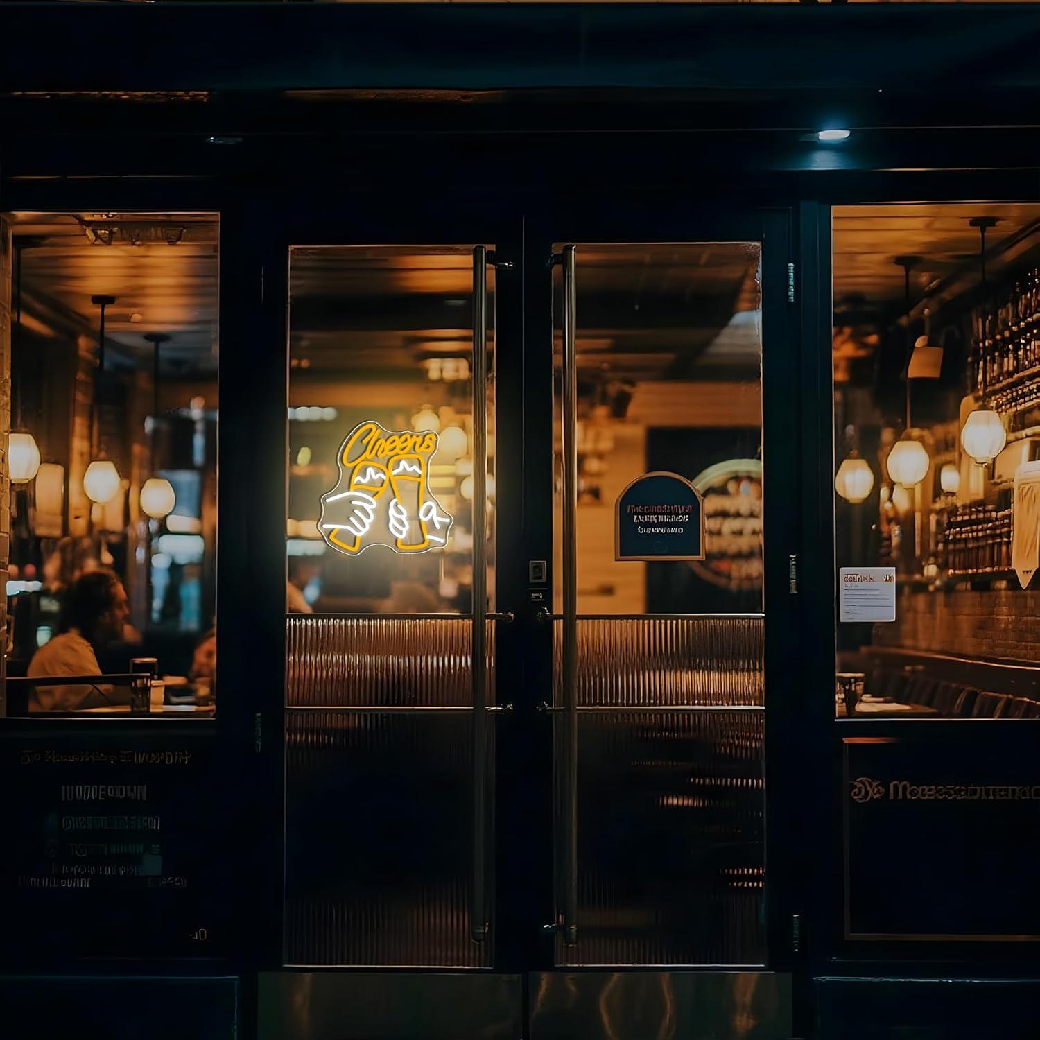 Letreiro Neon de Coquetel 