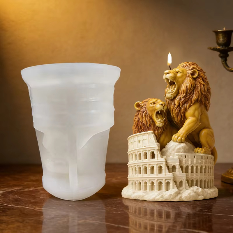 Molde de Silicone 3D de Lobo,  - Home Decor Indonesia avaliação e preço
