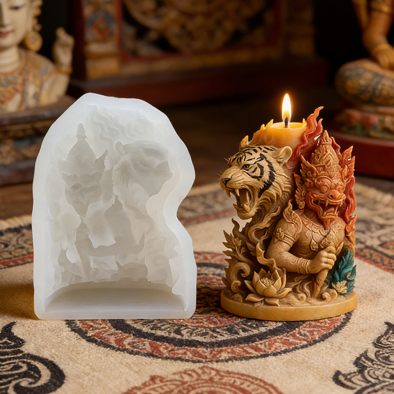 Molde de Silicone 3D de Lobo,  - Home Decor Indonesia avaliação e preço