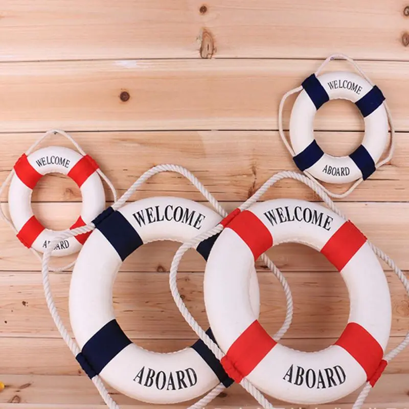 Nautical Life Ring Bóia Bem-vi - Home Decor Za avaliação e preço
