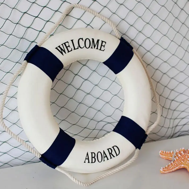 Nautical Life Ring Bóia Bem-vi - Home Decor Za avaliação e preço